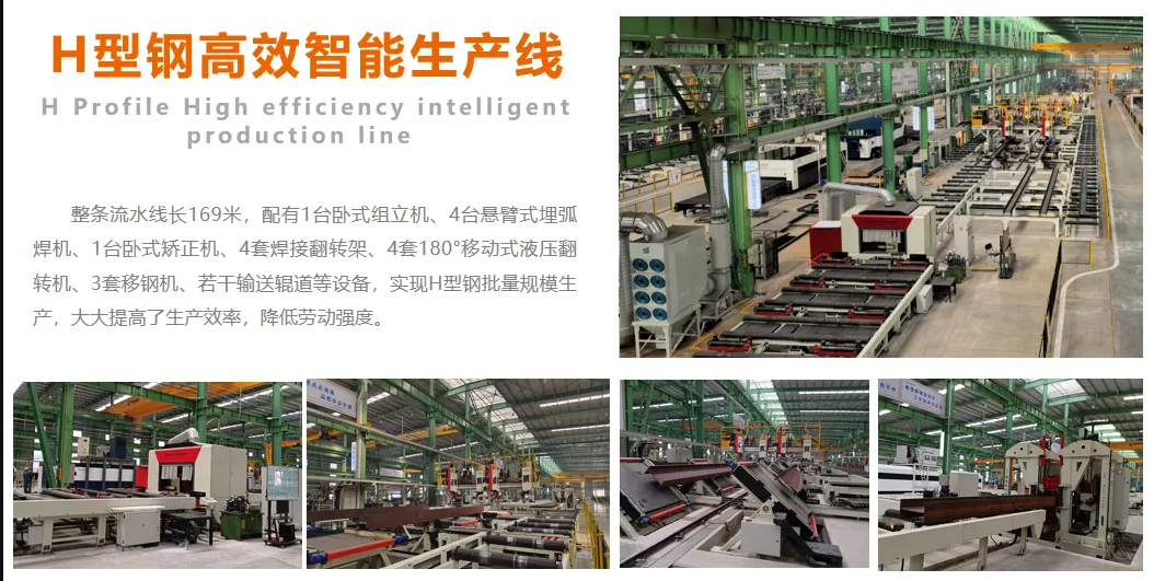 H型鋼生產線