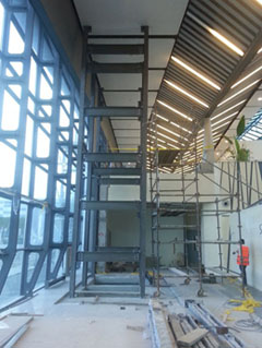 毛求斯電梯井鋼結構加工制作