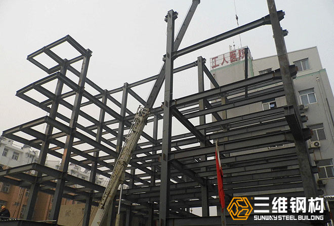 滕州工人醫院病房樓鋼結構建筑改擴建項目2