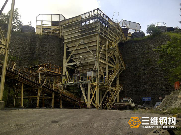 冶礦設備鋼結構加工案例圖2