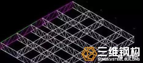 鋼結構工程單品主桁架安裝